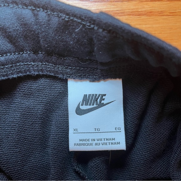 NWT Womens NIKE Black Loose Fit Mid Rise Joggers Size XL D07410-010 w/ Pockets - Picture 7 of 7